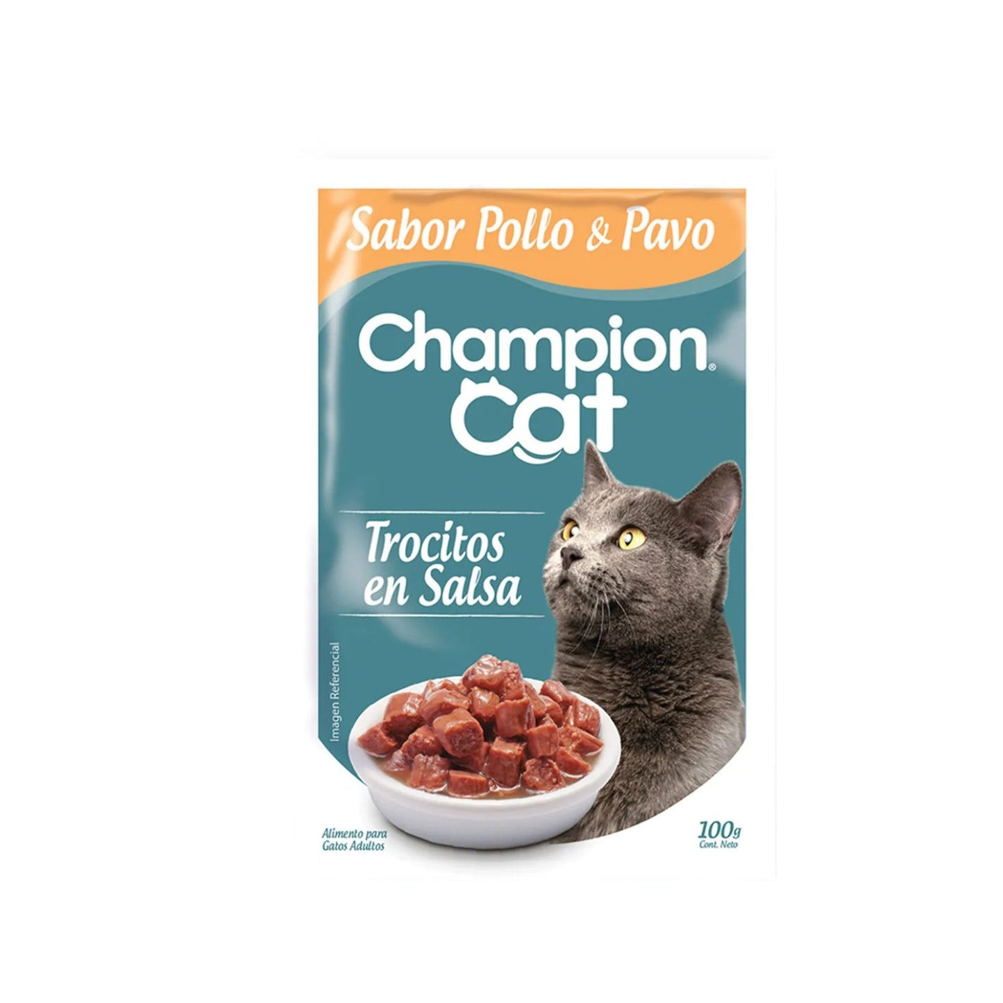 Sachet Champion Cat Pollo Y Pavo 100 gr