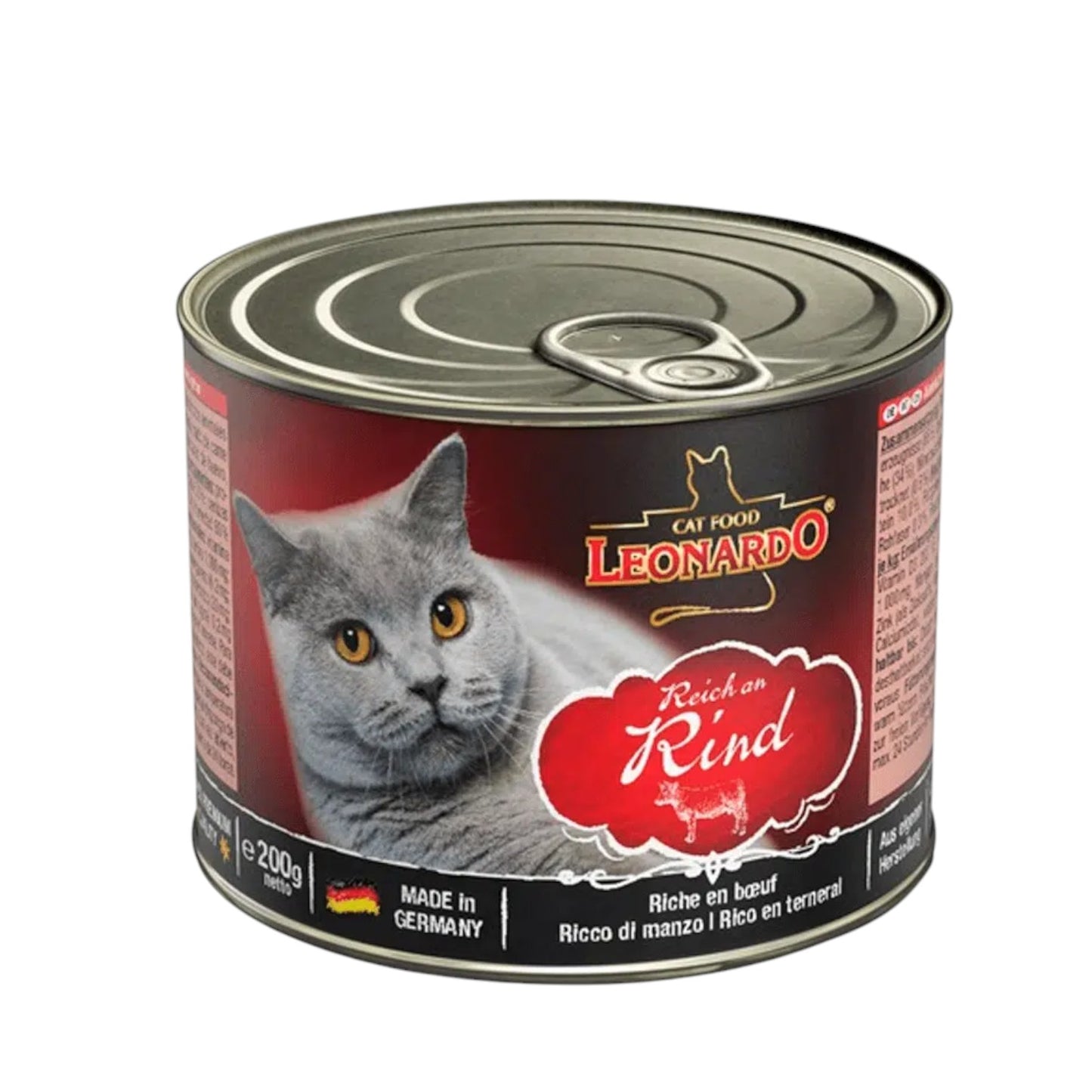 Lata Leonardo Rind 200 gr