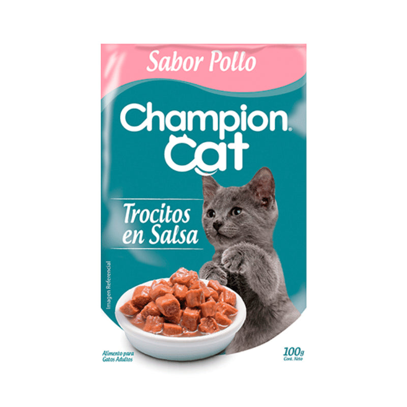 Sachet Champion Cat Gatito Pollo 100 gr