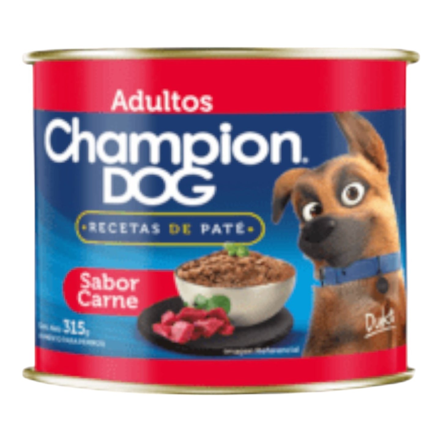 Lata Champion Dog Adulto Carne 315 gr