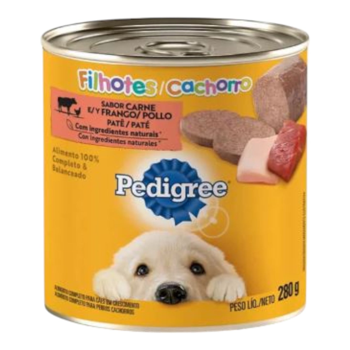 Lata Pedigree Cachorro Carne Pollo 280 gr