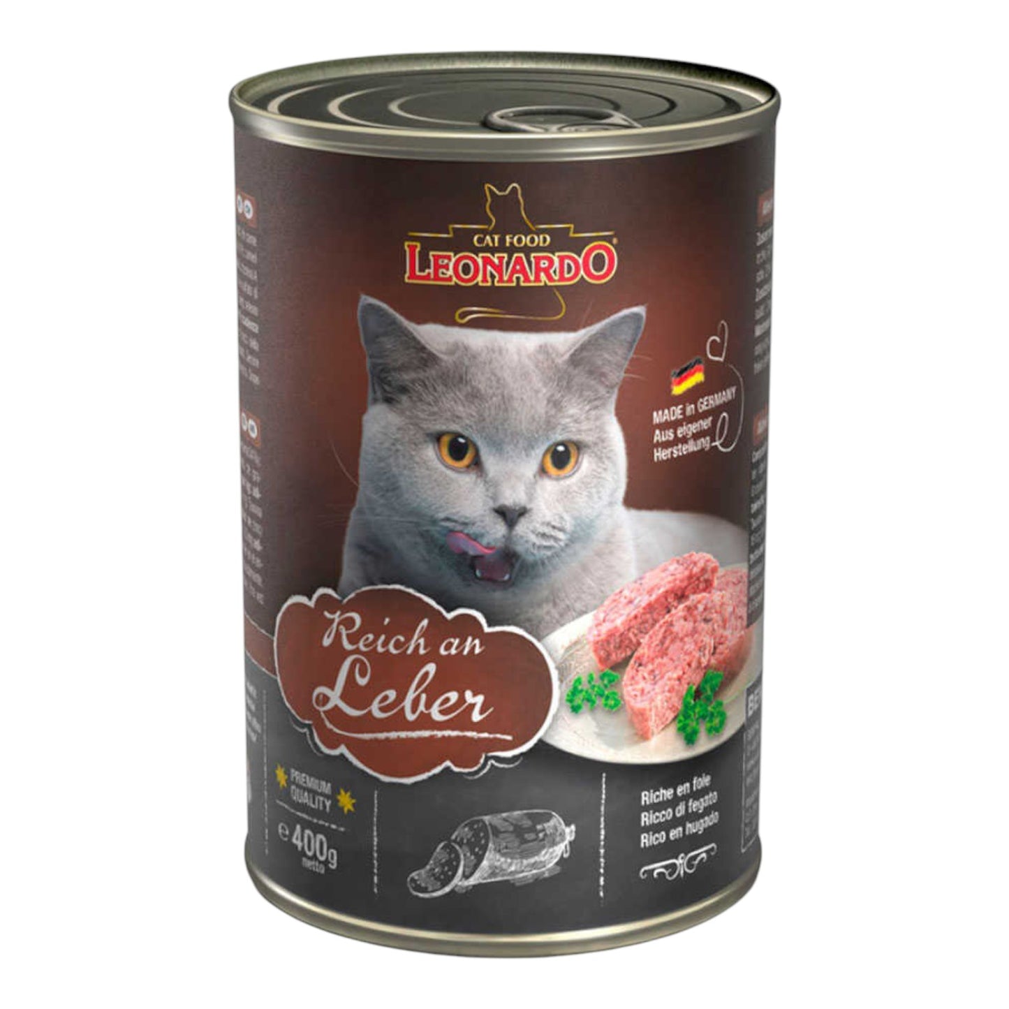 Lata Leonardo Leber 400 gr