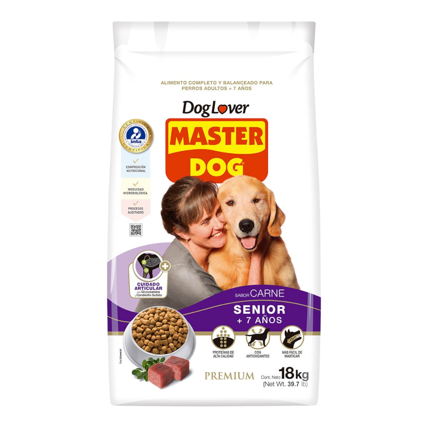 Master Dog Senior Carne 18 kg