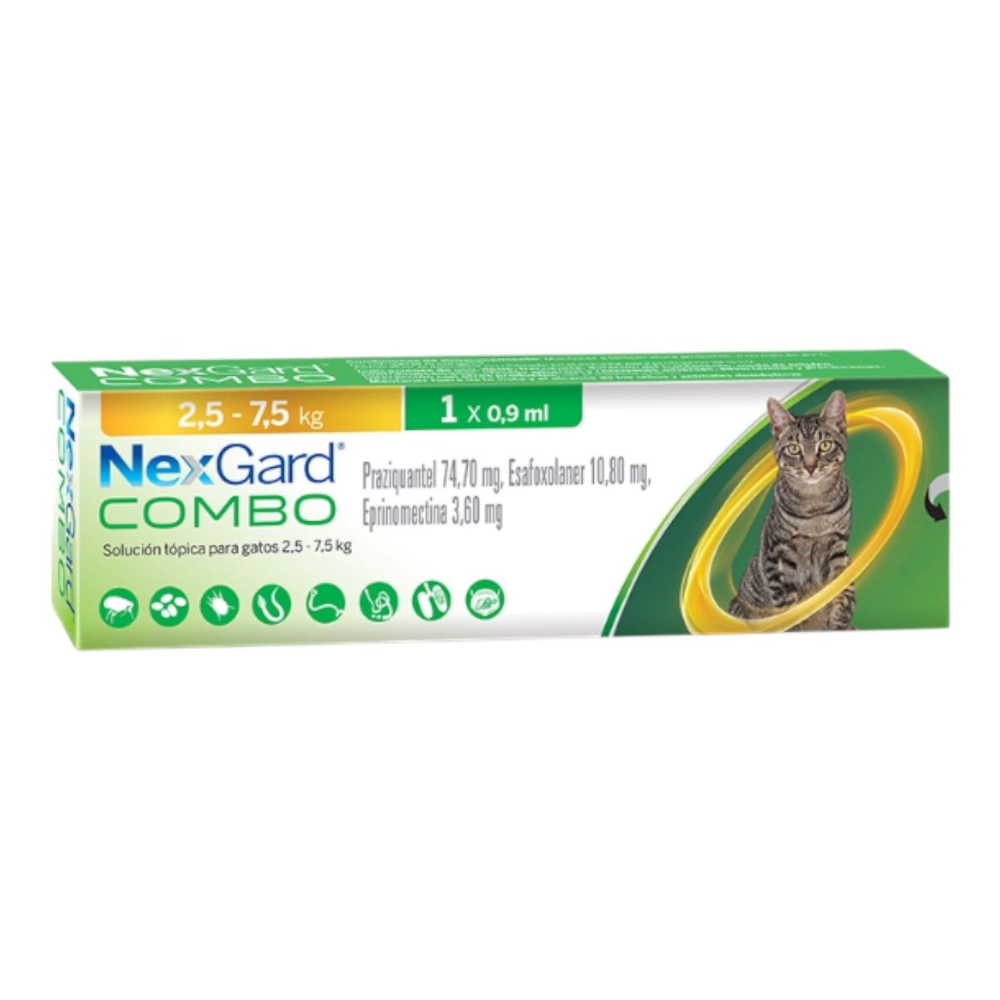Nexgard Combo Gato 2.5 a 7.5 kg