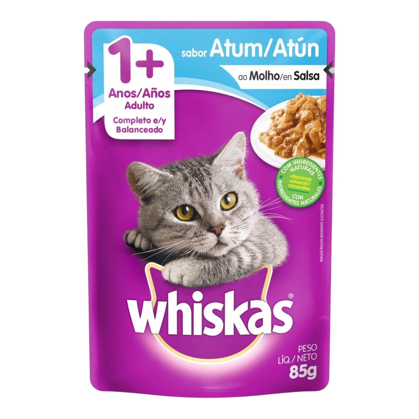 Sachet Whiskas Adulto Atun 85 gr