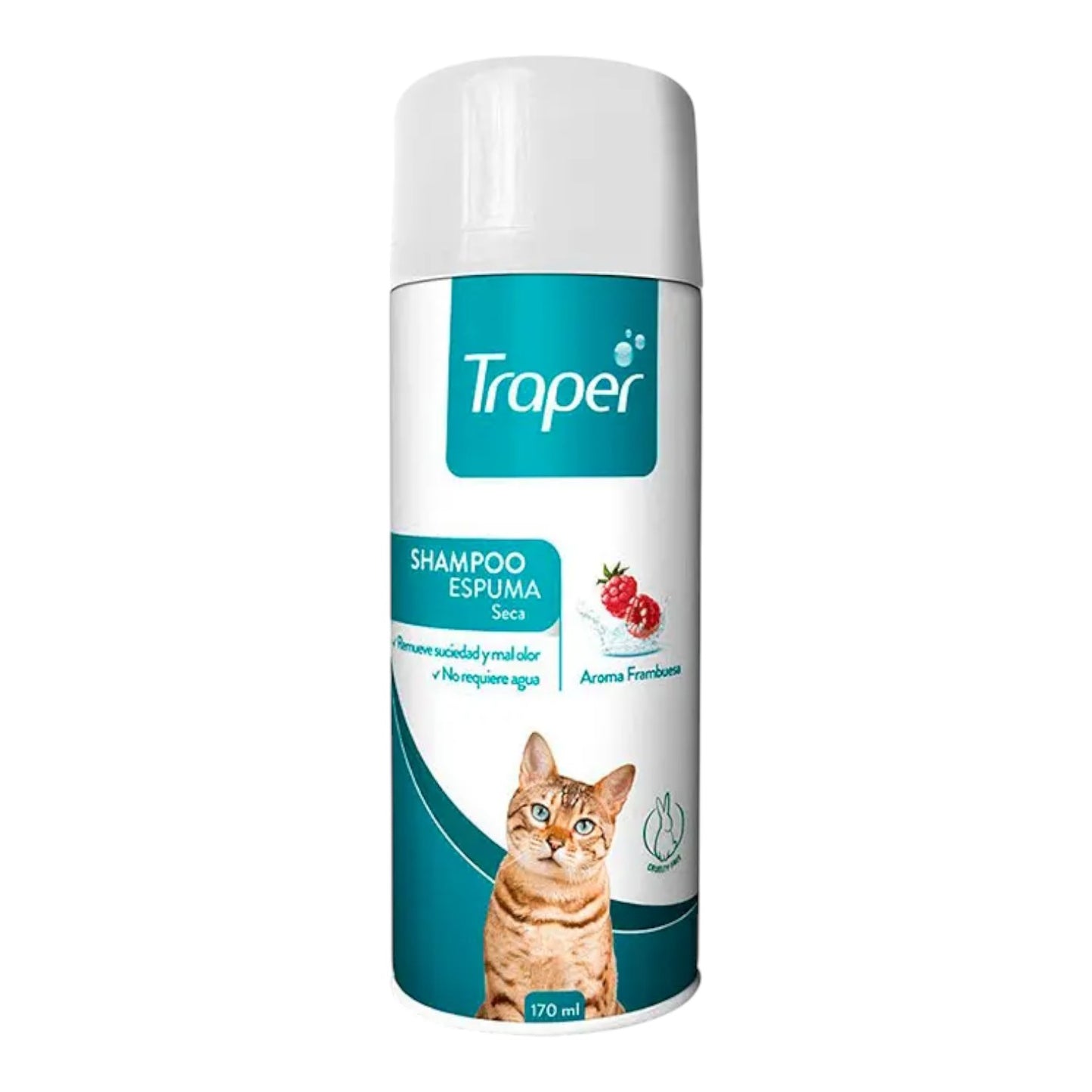 Shampoo Espuma Gato Traper Aroma Frambuesa