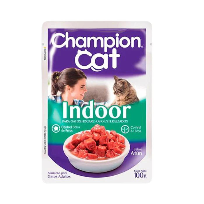 Sachet Champion Cat Indoor Atun 100 gr