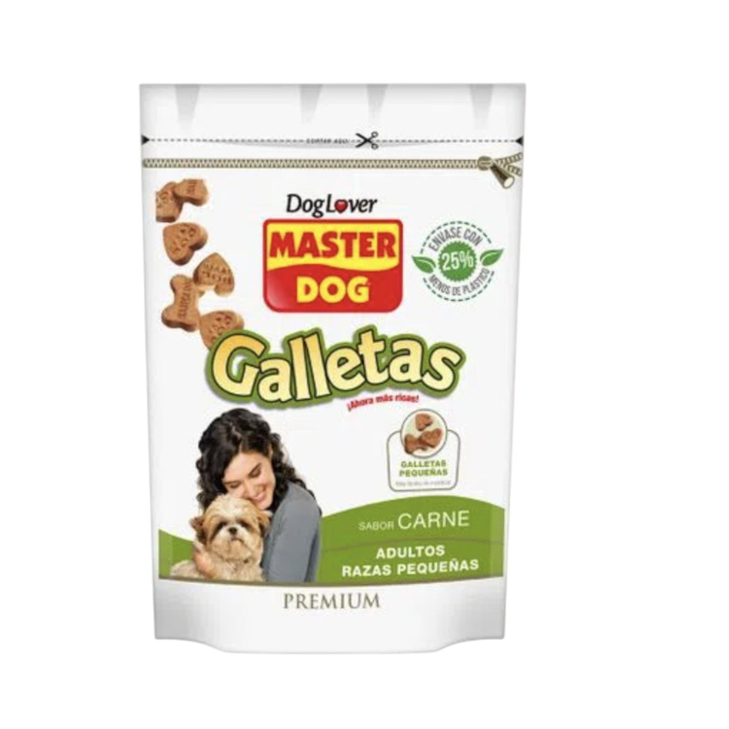 Galletas Master Dog Carne Adulto Raza Pequeña