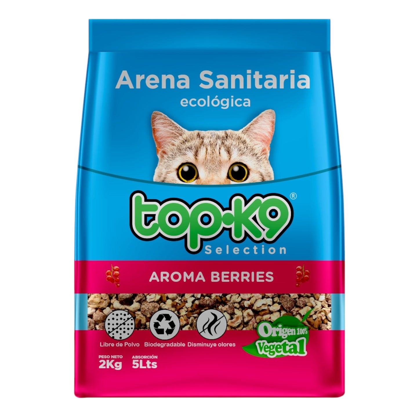 Arena Topk9 Ecologica 2 Kg Berries