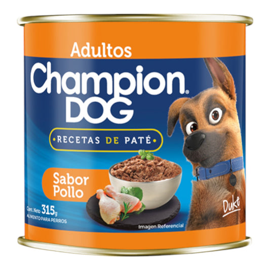 Lata Champion Dog Adulto Pollo 315 gr