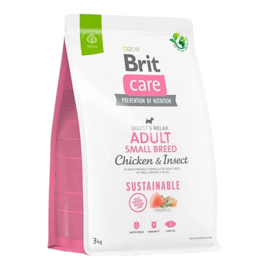 Brit Care Adult Small Breeds Chicken & Insect 3 kg