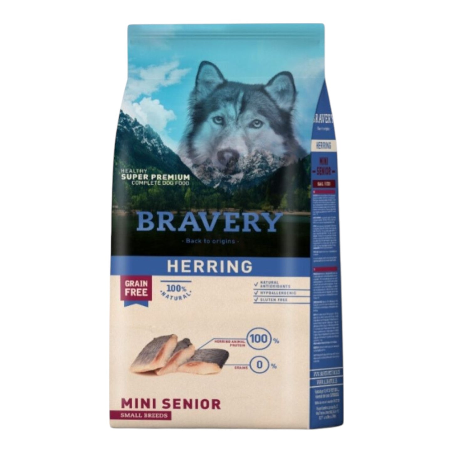 Bravery mini senior herring 2kg