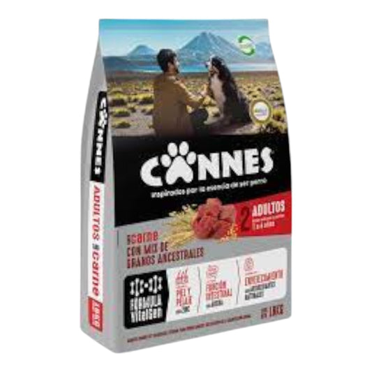 Cannes Adulto Carne 18 kg