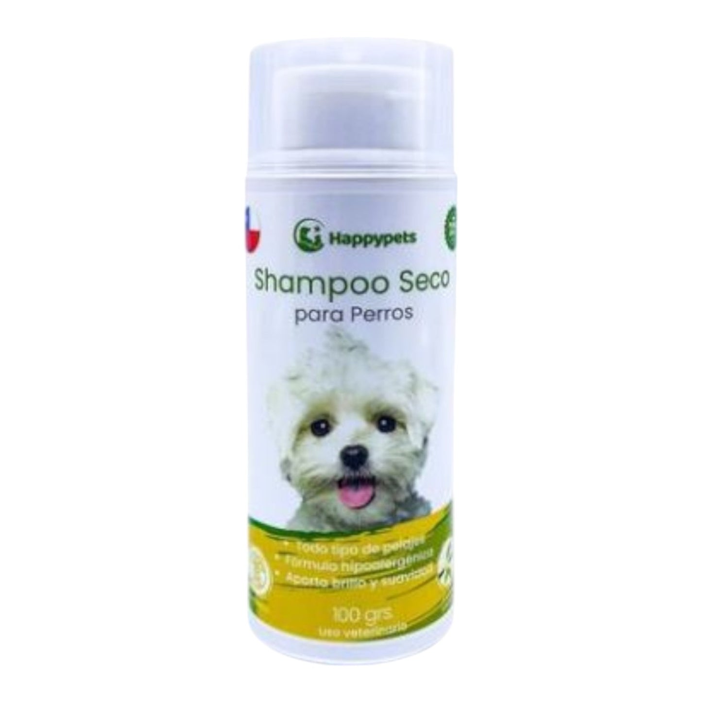 Shampoo Perro Seco En Talco Vainilla 100 gr