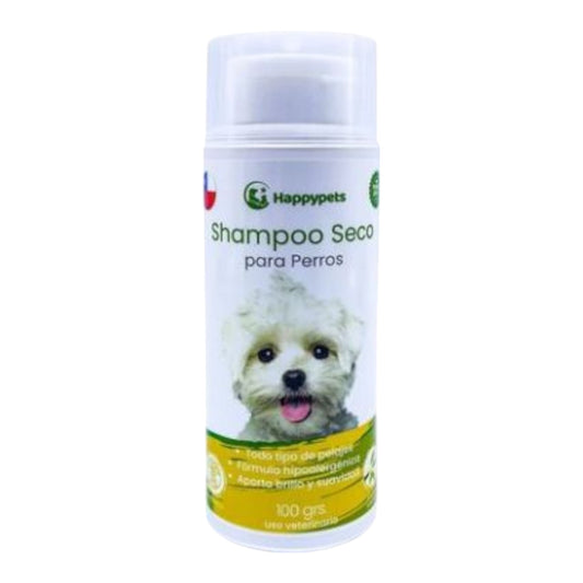 Shampoo Perro Seco En Talco Vainilla 100 gr