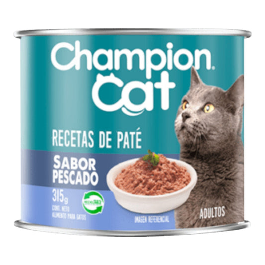 Lata Champíon Cat Adulto Pescado 315 gr