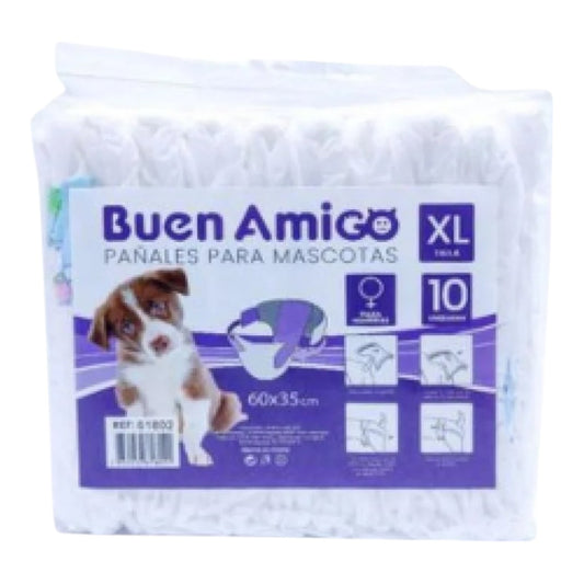Pañales Talla XL 10U