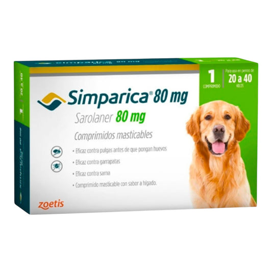 Simparica 1 Comprimido 20 a 40 kg