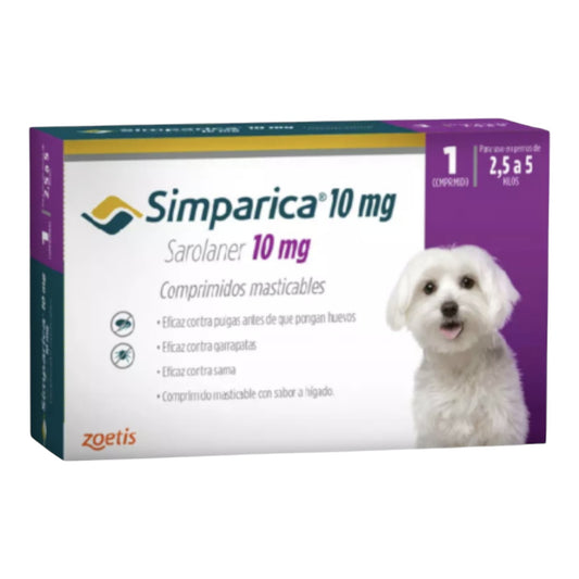 Simparica 1 Comprimido 2.5 a 5 kg