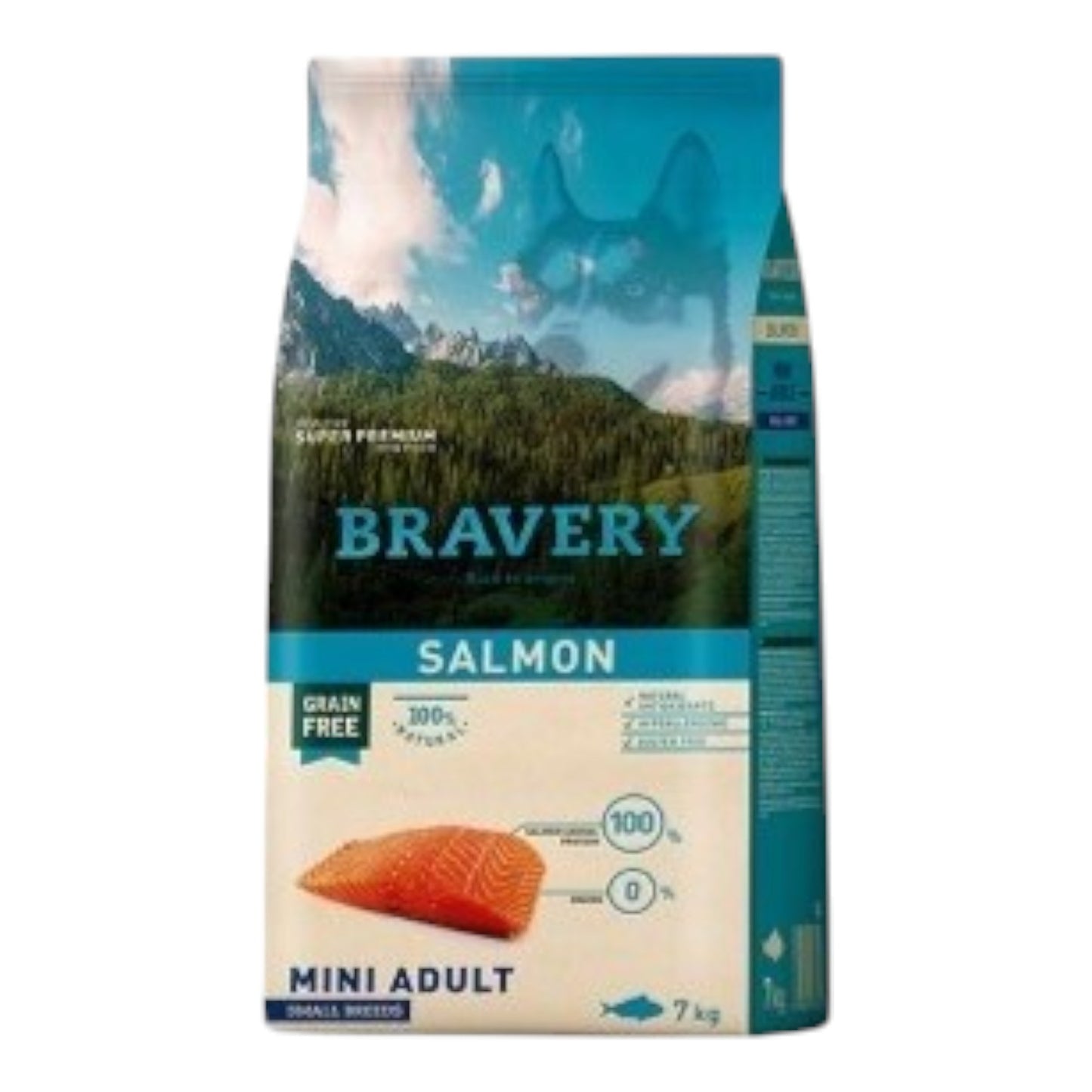 Bravery Mini Adult Salmon 7 kg