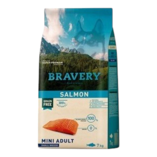 Bravery Mini Adult Salmon 7 kg