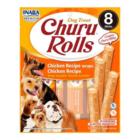 Churu Rolls Perro Pollo 8 Un