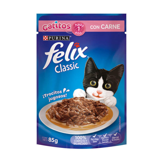 Sachet Felix Gatito Carne 85 gr