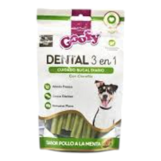 Snack Dental Goofy 3 en 1 Pollo a la Menta