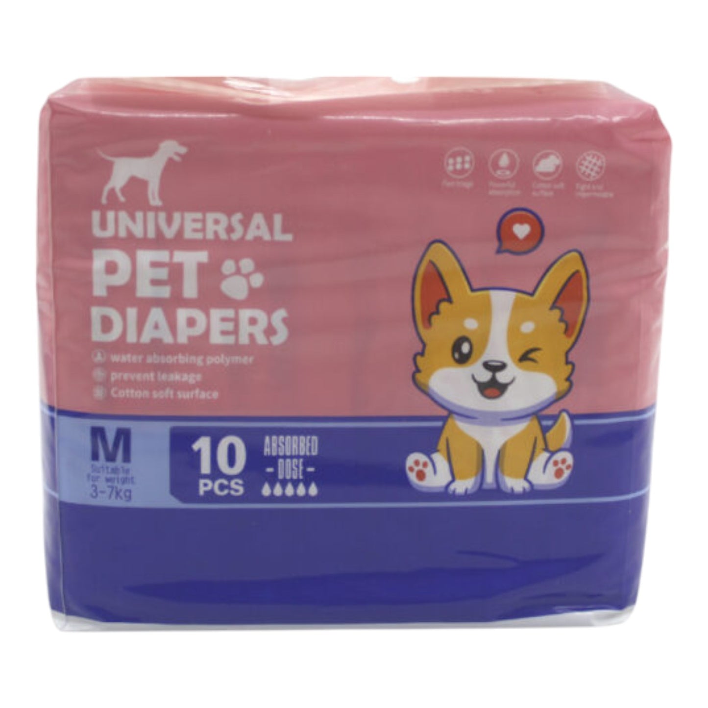 Pañales Talla M 10U