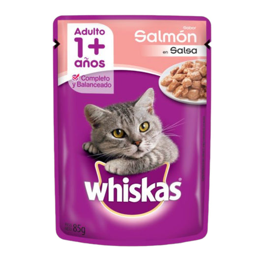 Sachet Whiskas Adulto Salmon 85 gr