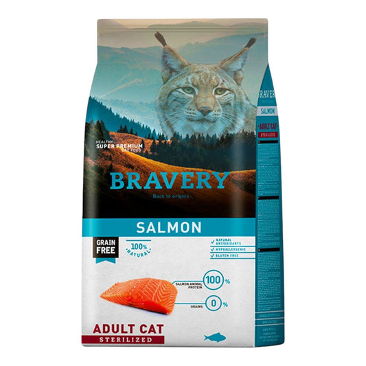 Bravery Adul Cat Sterilized Salmon 2 kg