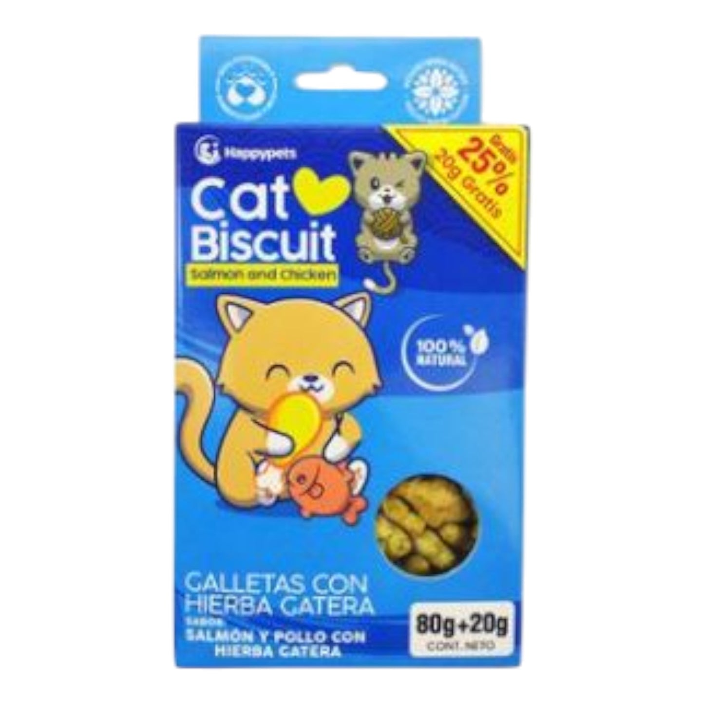 Cat Biscuit Salmon-Pollo Con Hierba Gatera 100 gr
