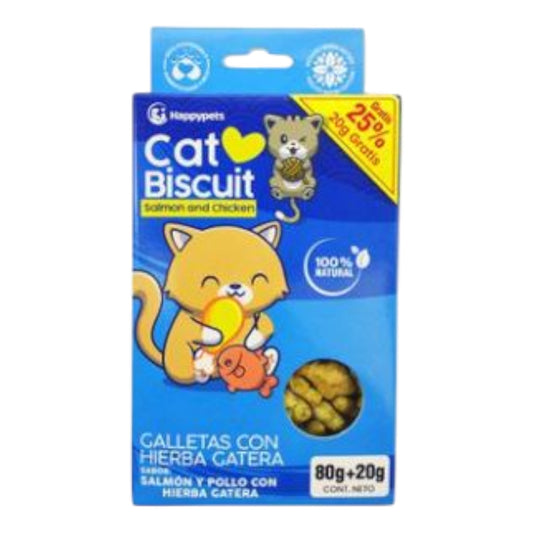 Cat Biscuit Salmon-Pollo Con Hierba Gatera 100 gr