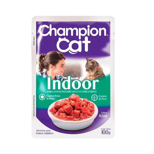 Sachet Champion Cat Indoor Atun 100 gr