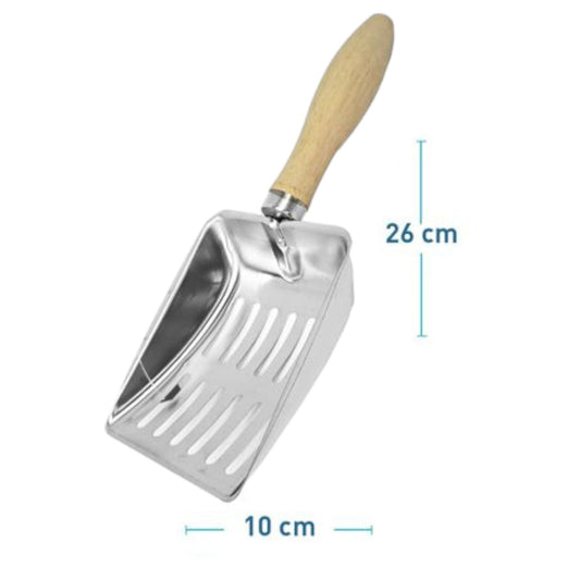 Pala Para Arenero Metalica + Mango De Madera