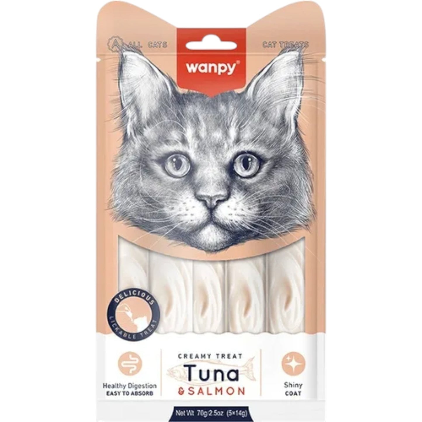 Wanpy Creamy 70 Gr Tuna & Salmon