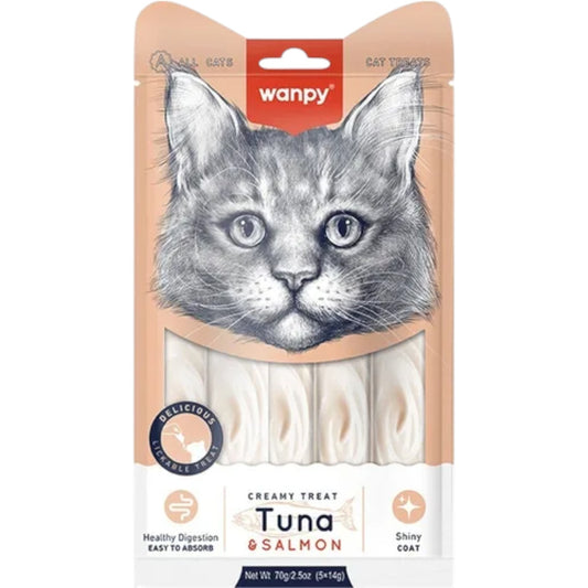 Wanpy Creamy 70 Gr Tuna & Salmon