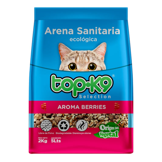 Arena Topk9 Ecologica 2 Kg Berries