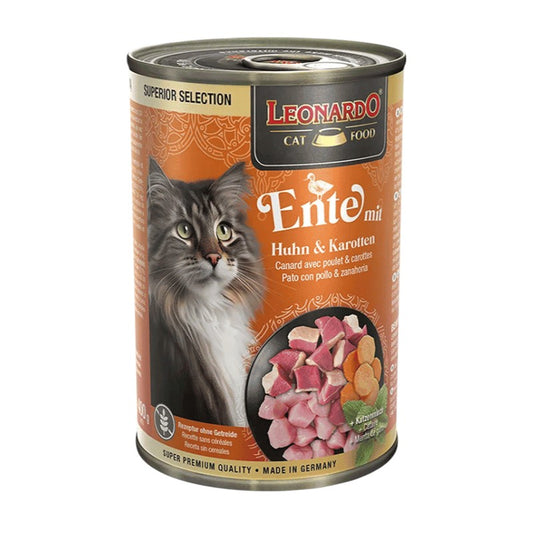 Lata Leonardo Pato, Pollo y Zanahoria 400gr