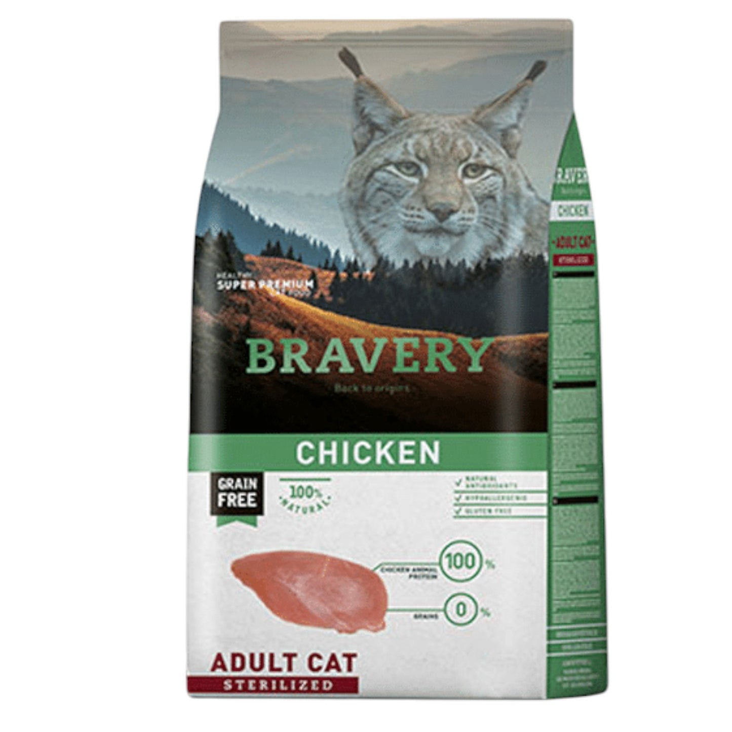 Bravery Adul Cat Esterilized Chicken 7kg
